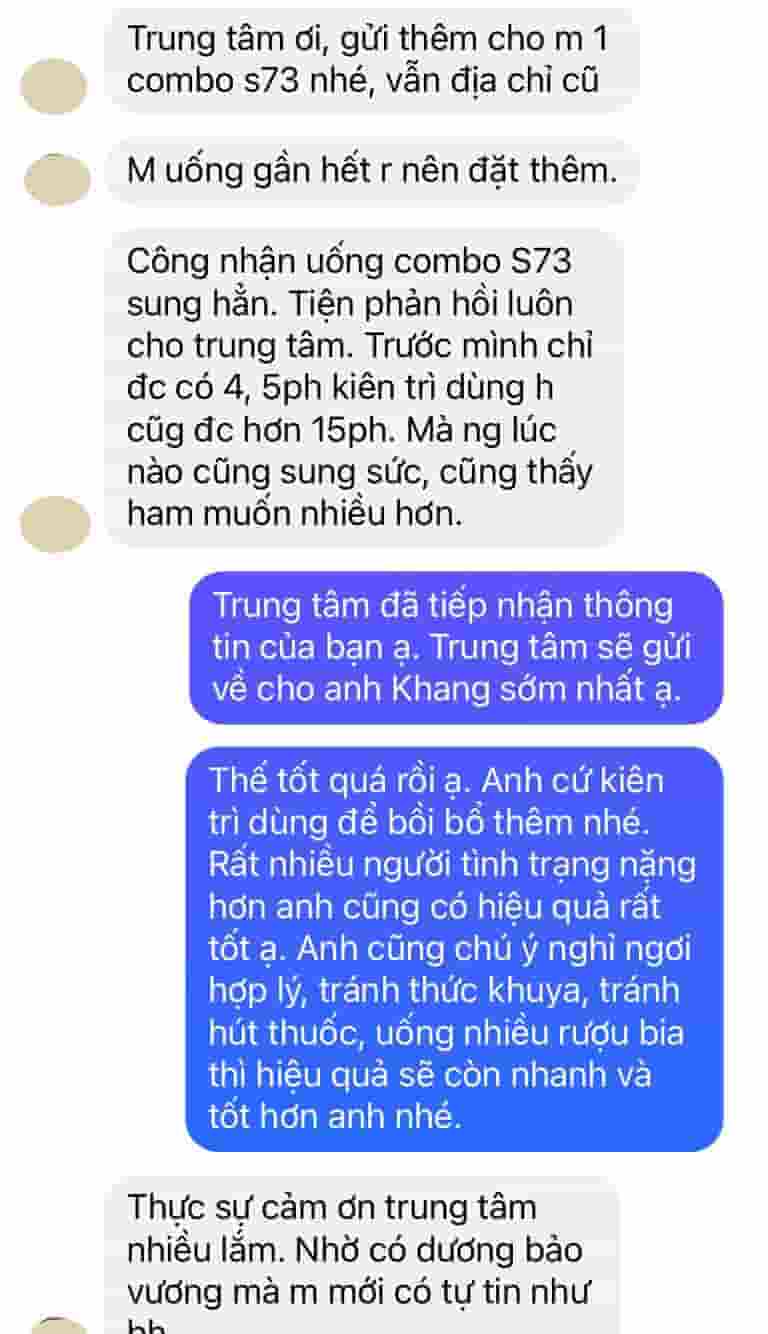 phản hồi tốt khách hàng