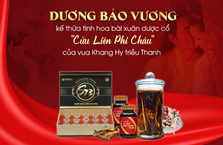 Bài thuốc Dương Bảo Vương được phát triển từ tinh hoa bài xuân dược của vua Khang Hy